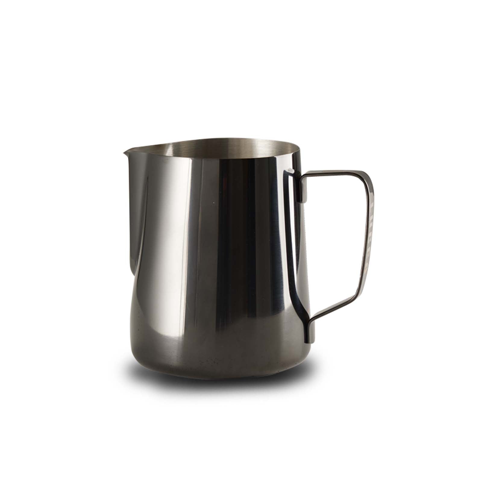 LUCCA Steaming PItcher 12oz, black, Clive Coffee, knockout (12 oz)
