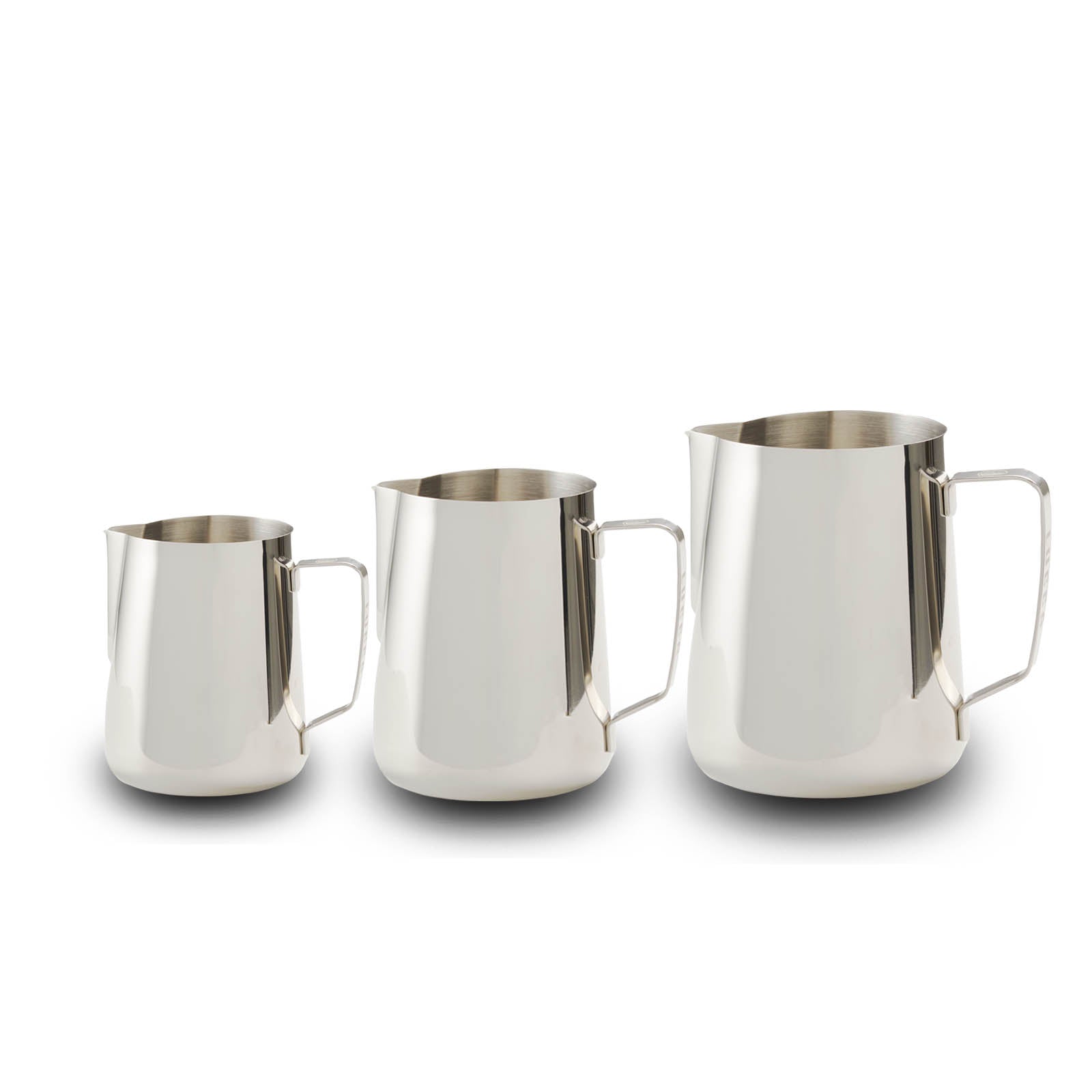 LUCCA Milk Steaming Pitchers, stainless, Clive Coffee, knockout
